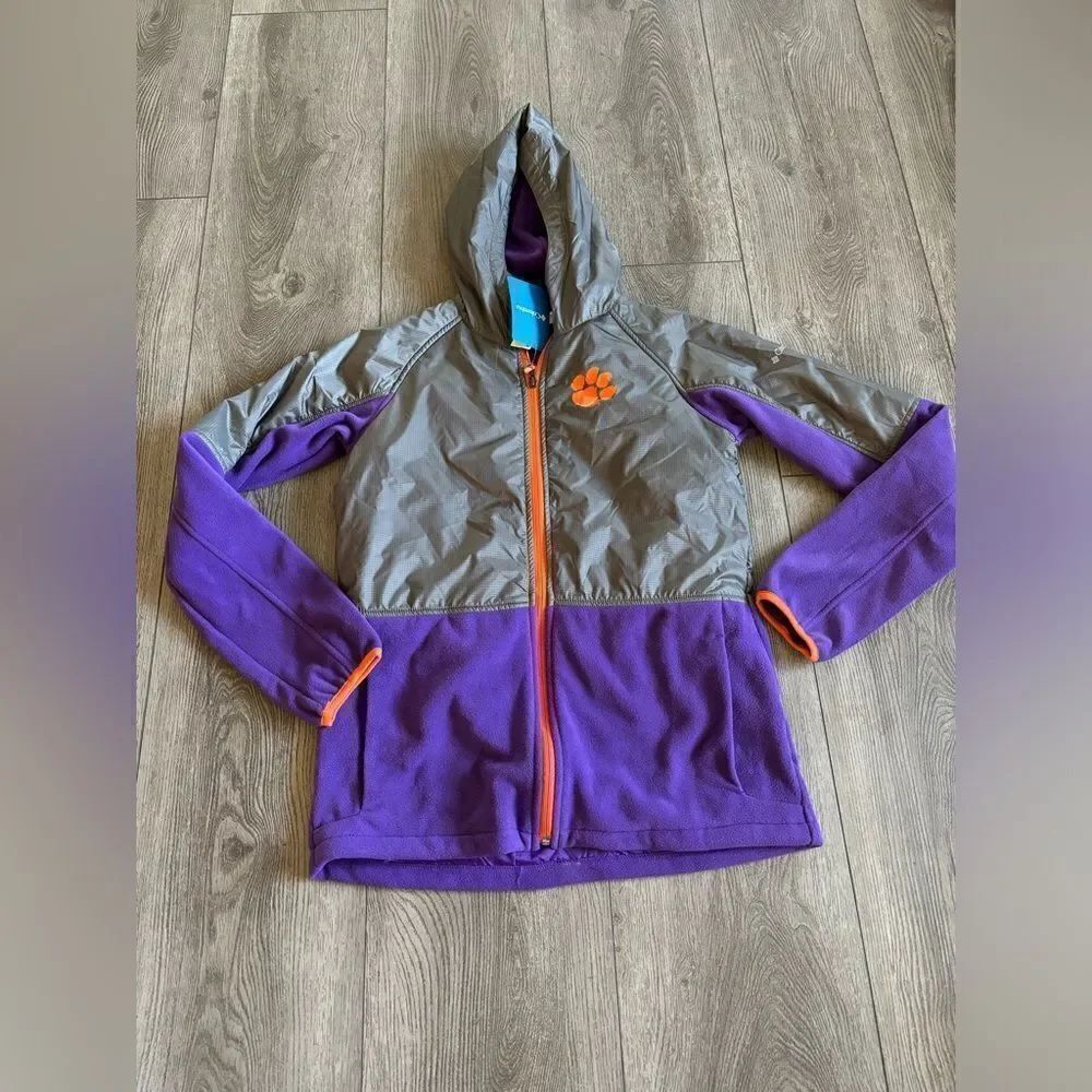 Columbia Clemson sports team zipper sweater perfect for winter